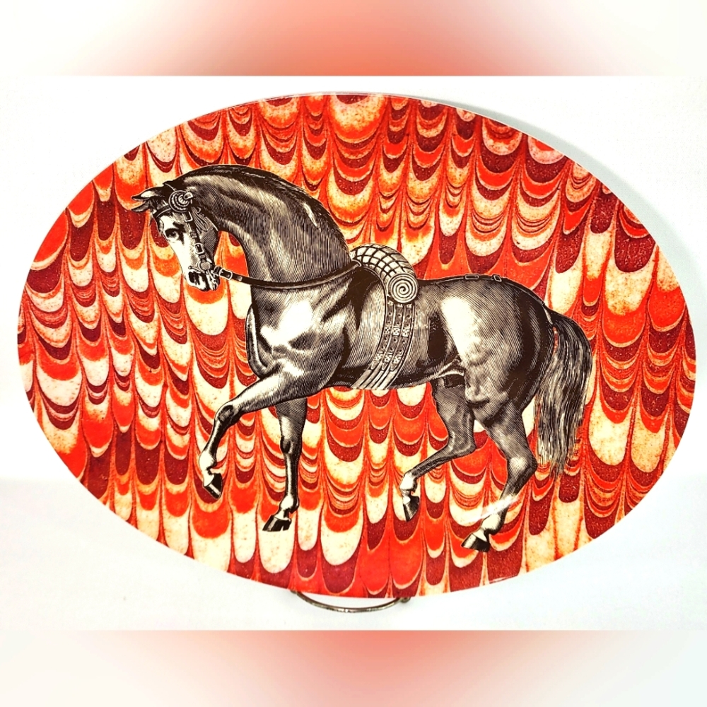 Thomas Paul Equus Melamine Oval Platter
